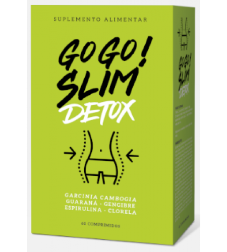 Go Go Slim Detox - 60 Comprimidos - Farmodietica